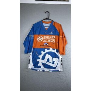 Cuore Boulder Mountainbike Cycling Jersey Mens Large Multicolor 3/4 Sleeve Bike